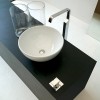 Vasque ronde à poser Ø46 cm design LA CIOTOLA de Artceram, céramique, blanc brillant_P3