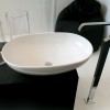 Vasque oblongue à poser 70x44 cm design LA CIOTOLA de Artceram, céramique, blanc brillant_P3