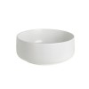 Vasque ronde à poser Ø42 cm design COGNAC de Artceram, céramique fine, blanc mat