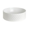 Vasque ronde à poser Ø44 cm ROMBO de Artceram, céramique fine blanc mat_P1