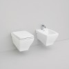 Bidet suspendu + bidet design JAZZ de Artceram, 1 trou, céramique blanc mat