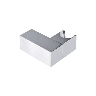 Support douchette orientable design carré en laiton